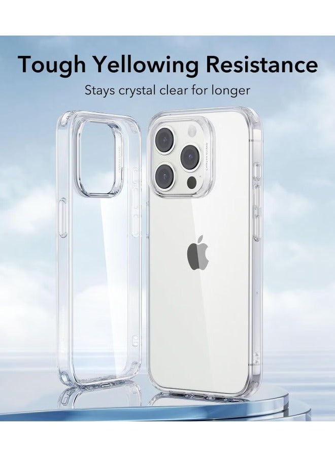 ACLIX iPhone 15 Pro Max Clear Case Cover, Shockproof Thin Case, Yellowing-Resistant Slim Transparent TPU Phone Cover - Image 2