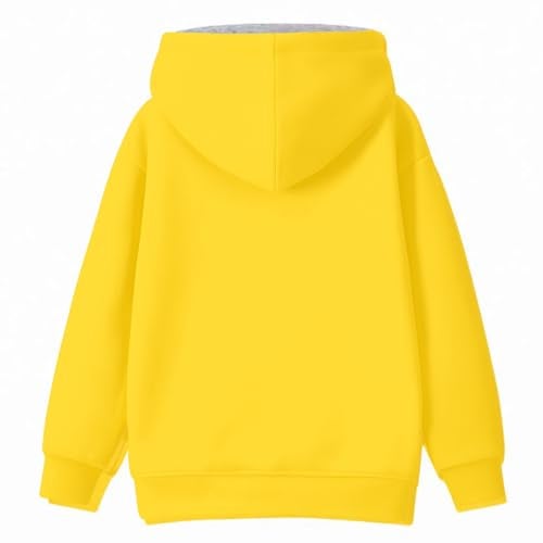Kuchipoo Girls Regular Fit Round Neck Winterwear Hood (© Disney-HOD-204, 9-10 Years, Multi-Colored) - Image 2