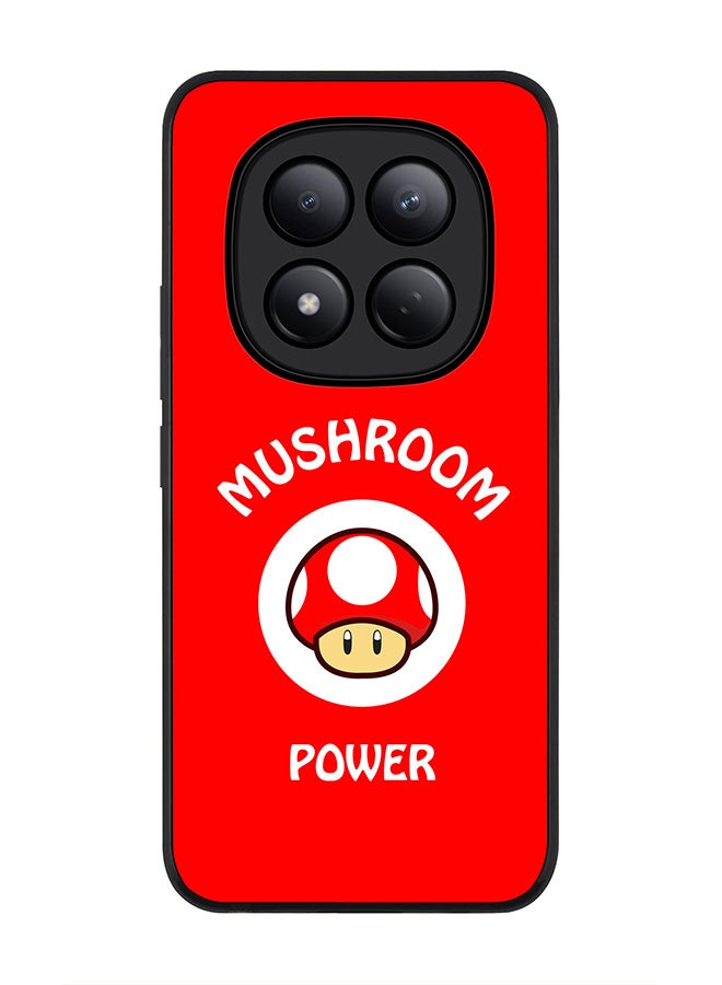 For Xiaomi Redmi Note 15 Pro 4G Case,Slim fit Camera Protection, Shockproof Thin Phone cover  - Mushroom Power