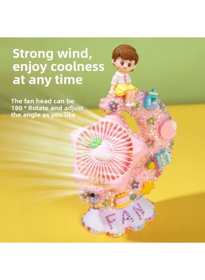 Candy Small Fan Children DIY Handmade Homemade Cream Glue Material Package Early Education Puzzle Girl Toys Wholesale-Color:Summer Wizard Of Oz - Image 5