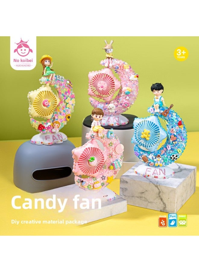 Candy Small Fan Children DIY Handmade Homemade Cream Glue Material Package Early Education Puzzle Girl Toys Wholesale-Color:Summer Wizard Of Oz - Image 2