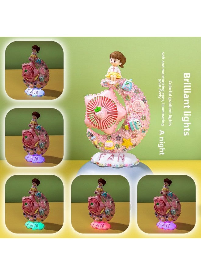 Candy Small Fan Children DIY Handmade Homemade Cream Glue Material Package Early Education Puzzle Girl Toys Wholesale-Color:Summer Wizard Of Oz - Image 3