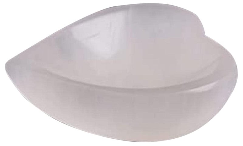 Selenite Crystal Heart Shape Bowl 10cm Reiki Healing Meditation  Home Decoration Stone Ideal for Cleansing and Smudging