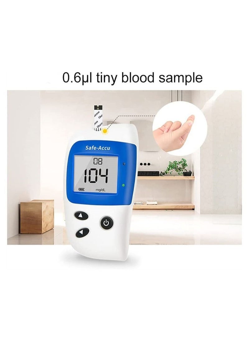 Y&D - Blood Glucose Monitor Kit Diabetes Testing Kit with 1 Glucometer 50 Sugar Test Strips Lancing Device Lancets Travel Case for Meter and Diabetic Supplies - Image 1