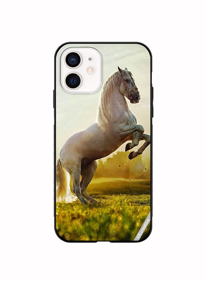 VR CREATIVE Protective Case Cover For Apple iPhone 12 mini Horse Stance Design Multicolour - Image 1