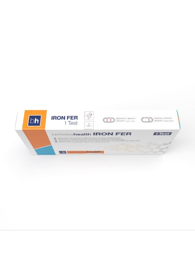Berkeley health Iron Fer Rapid Home Self-Test (Anemia Test) - Image 3