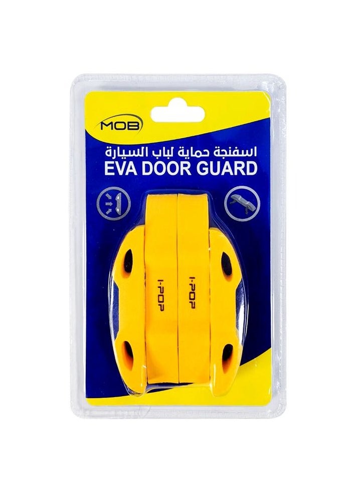 MOB I-POP Car Door Anti-Collision and Adhesive Car Protective Door Guard/ Strip/ Pad - Yellow  - Image 1