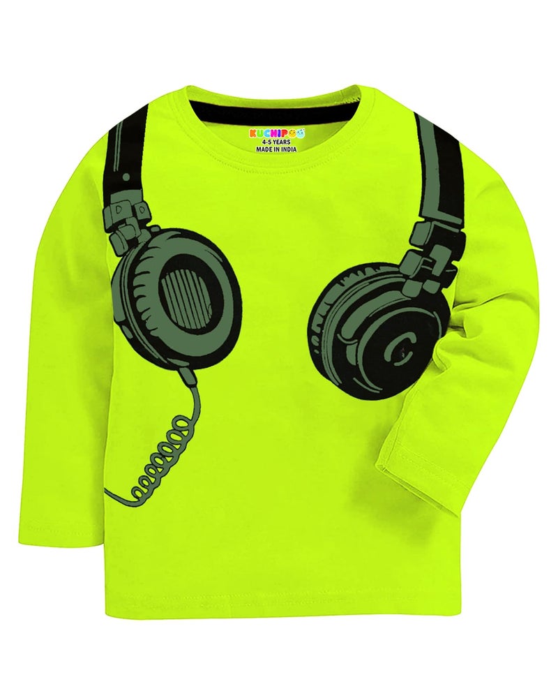 Kuchipoo Boys Regular Fit Full Sleeves Cotton T-Shirts (KUC-TSHRT-615, 2-3 Years, Multi-Colored) - Image 4