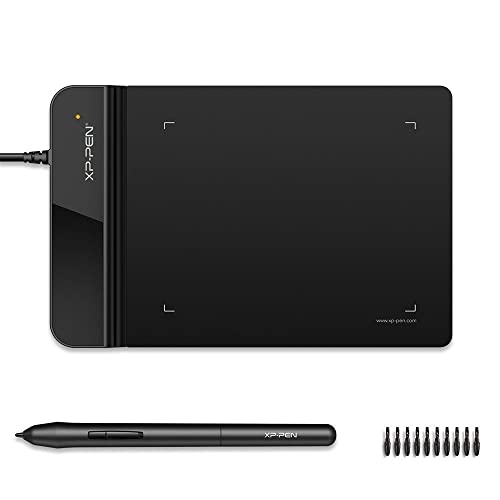 XP-PEN XPPen StarG430S 4x3 Inches Graphic Pen Tablet, 8192 Pressure Levels, Battery-Free Stylus, 20 Replacement Nibs, Compatible with Windows/Mac/Linux for Online Teaching/E-Signature/Presentations – Black - Image 1