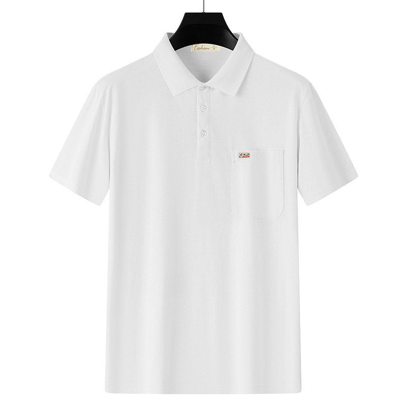 2025 new summer fashion versatile men's M letter print short-sleeved T-shirt loose casual half-sleeved top - Image 2