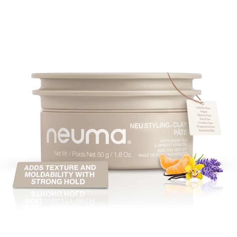 NEUMA Neu Styling Hair Clay 18 Fl Oz Strong Hold Texture Clay with Lavender Mandarin  Vanilla Scent Hair Clay for Men  Women