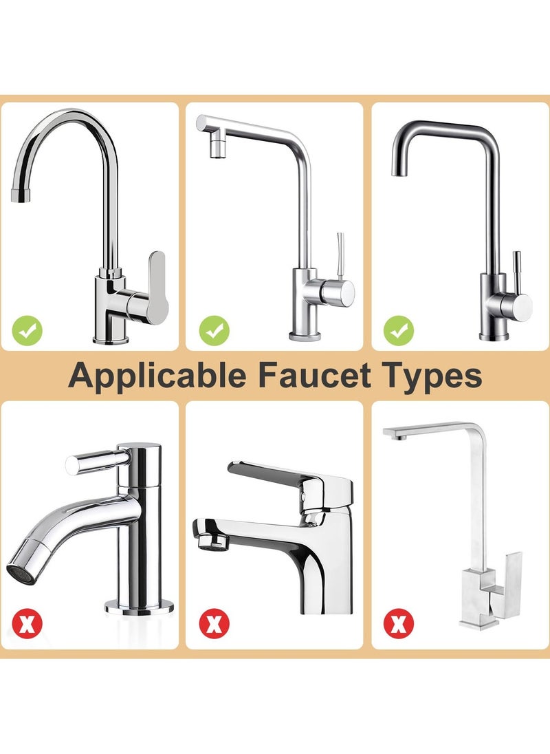 Faucet Rack, Aluminum Alloy Faucet Sponge Holder, Detachable Faucet Caddy Organizer for Kitchen & Bathroom, Double Kitchen Faucet Shelf for Holding Sponge/Soap/Shampoo/Rag (Black) - Image 5