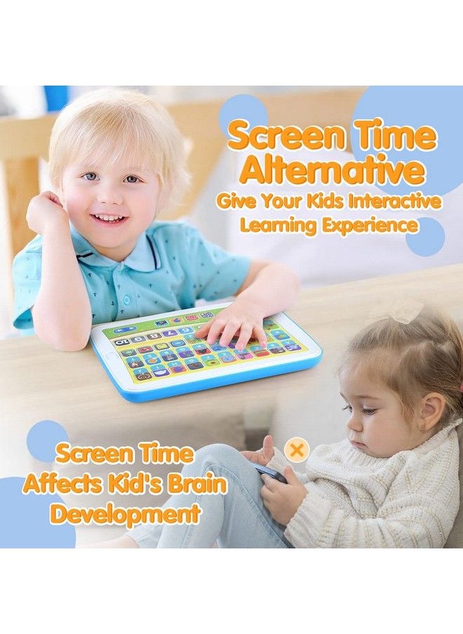 PLAY - Bilingual Spanish & English Learning Toys For Toddlers 1 3 Kids Interactive Learning Tablet Childrens Alphabet Abc/Words/Numbers/Colors Learning Pad Learning & Education Toy For Babies 24 Month+ - Image 1