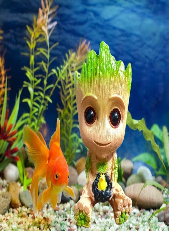 Baby Groot Wooden Look Tree for Aquarium & Fish Tank Decor - Image 2