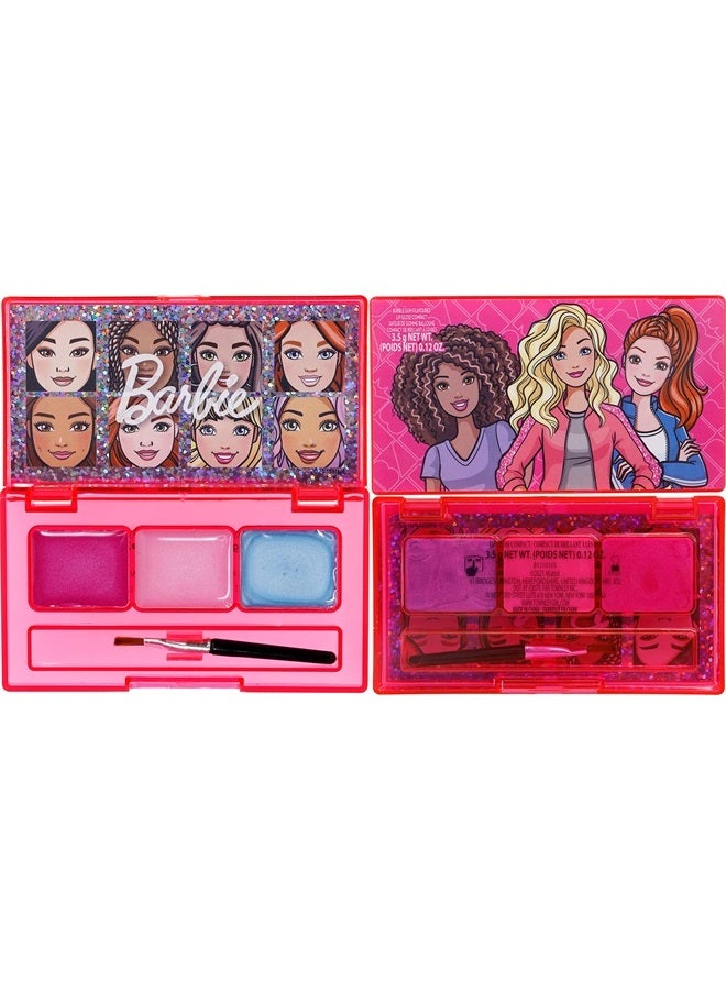 TOWNLEY GIRL Barbie - Townley Girl 15 Pcs Makeup Filled Backpack Cosmetic Gift Set with Mirror includes Lip Gloss, Nail Polish, Hair Bow & more! for Kids Girls, Ages 3+ perfect for Parties, Sleepovers & Makeovers  - Image 5