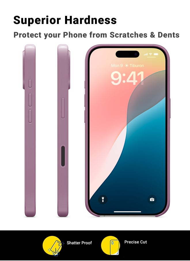 huanmate - iPhone 16 Pro Max MagSafe Purple Case -【Anti-Yellowing】【High-Grade Strong Magnets】【 Extreme Durability Protection】Ultra Slim Crystal Clear, Wireless Charging Compatible Cover for Apple iPhone 16 Pro Max - Image 1