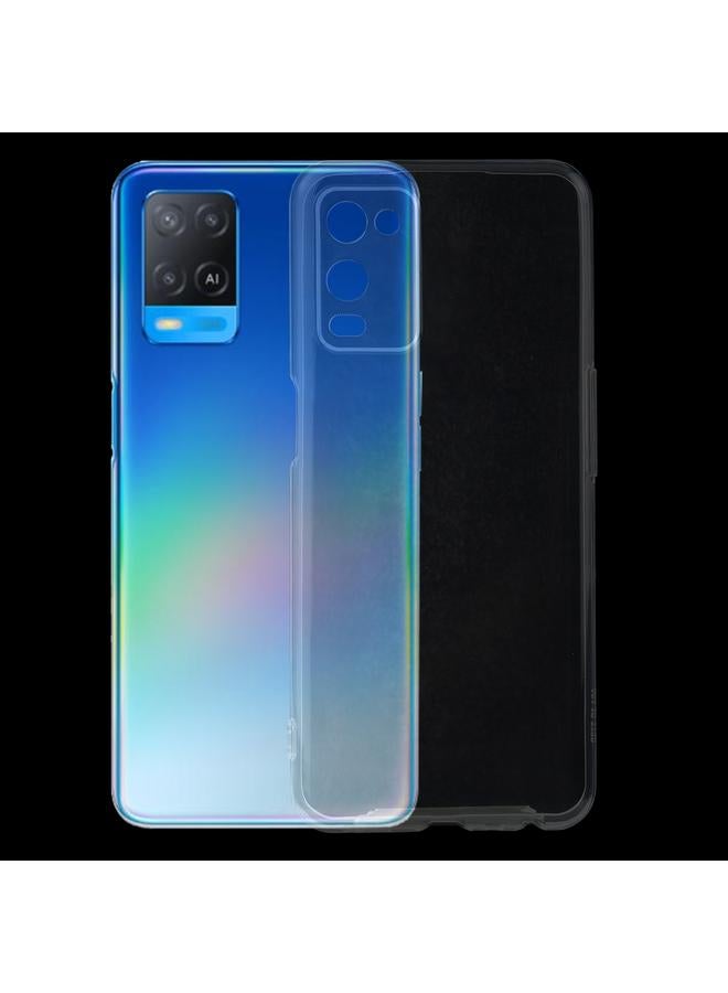 اس-توب جراب لهاتف OPPO A54، جراب واقٍ ناعم شفاف فائق النحافة مصنوع من مادة TPU بسمك 0.75 مم - Image 1