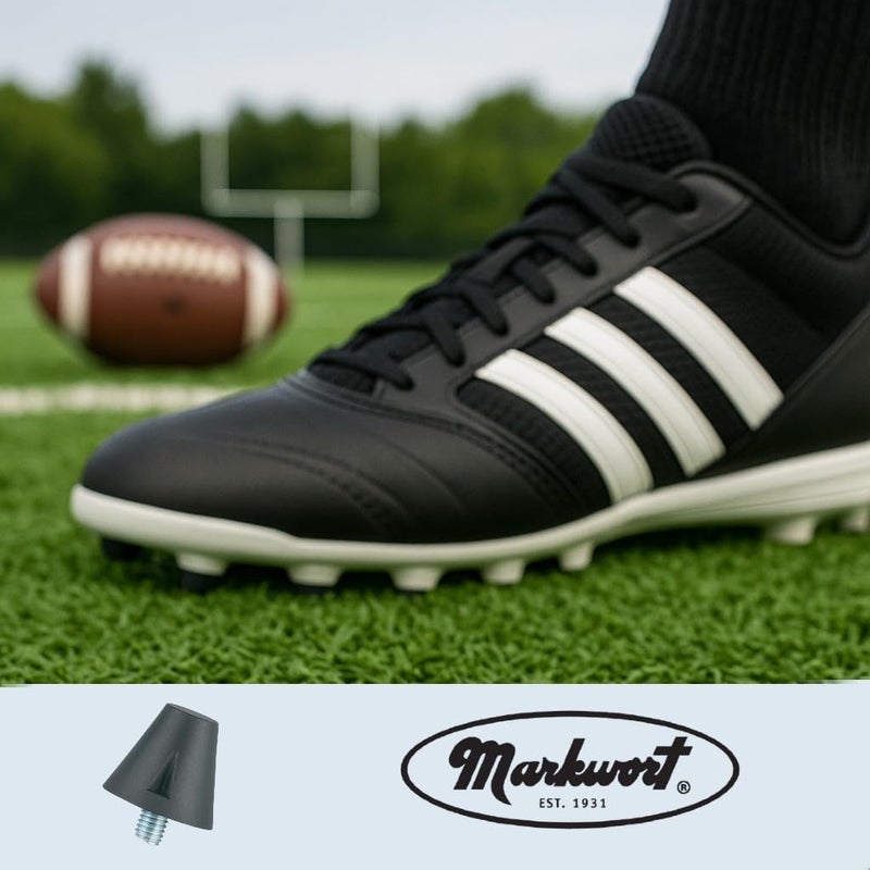 Markwort Football Cleats 5/8-Inch Poly Tip External Post Thread (100 pieces in each bag) , Black - Image 4