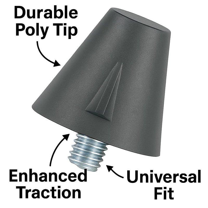 Markwort Football Cleats 5/8-Inch Poly Tip External Post Thread (100 pieces in each bag) , Black - Image 3