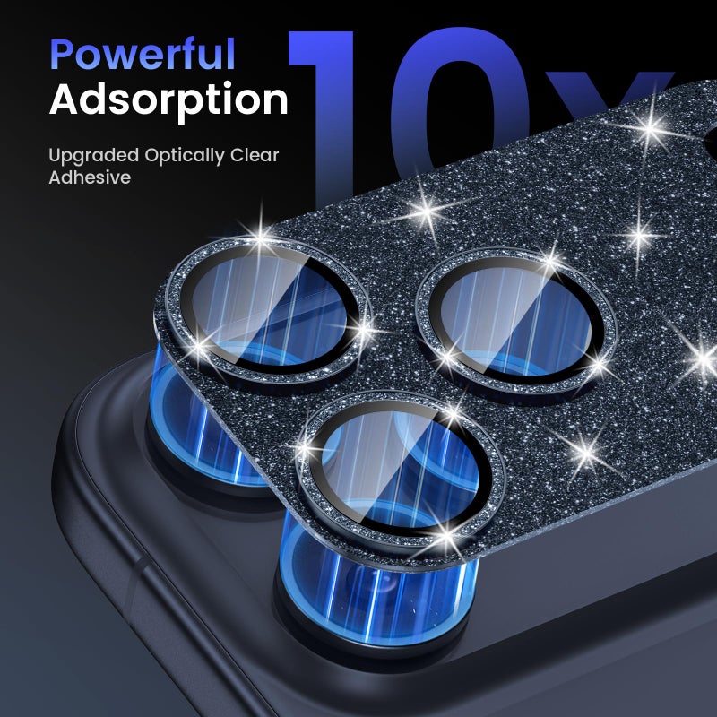 Tensea for iPhone 17 Pro Max Camera Lens Protector, Metal Aluminum Alloy Tempered Glass Cover Camera Screen Protector Accessories, Case Friendly - Image 4