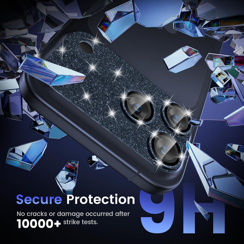 Tensea for iPhone 17 Pro Max Camera Lens Protector, Metal Aluminum Alloy Tempered Glass Cover Camera Screen Protector Accessories, Case Friendly - Image 5