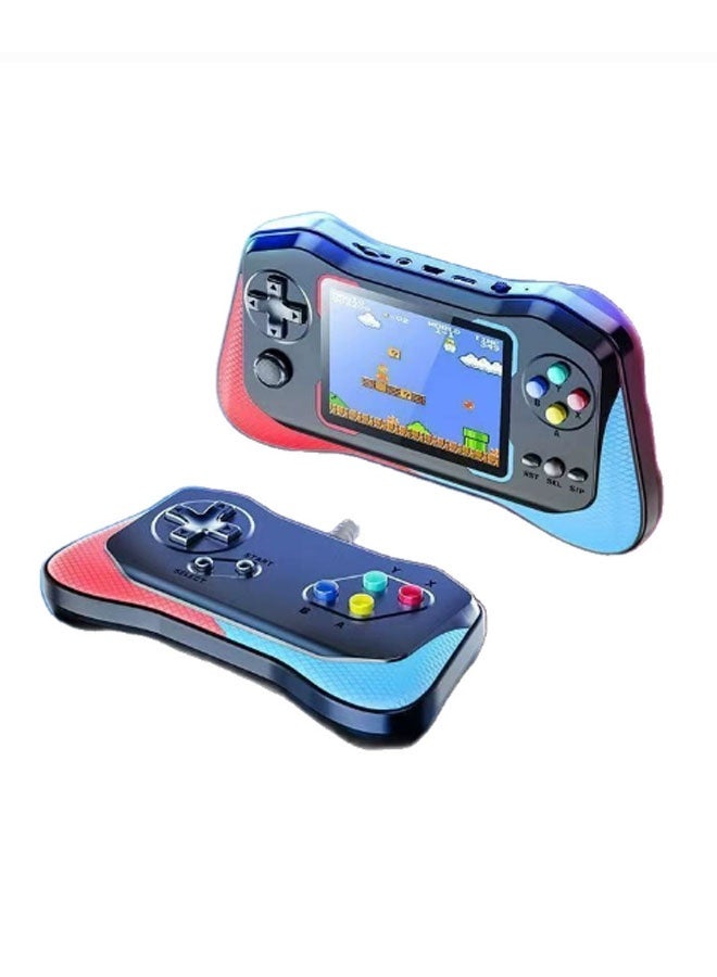 نيوترل جهاز ألعاب محمول رجعي + وحدة تحكم (إصدار لاعبين) شاشة ملونة عالية الدقة مقاس 3.5 بوصة مئات الألعاب الكلاسيكية المثبتة مسبقًا بطارية قابلة لإعادة الشحن بسعة 1200 مللي أمبير في الساعة يتصل بالتلفزيون ووحدة التحكم (ملون) - Image 1