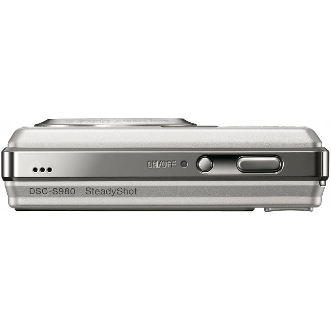 Sony Cybershot DSC-S980 12.1MP Digital Camera with 4x Optical Zoom with Super Steady Shot Image Stabilization (Silver) - Image 3