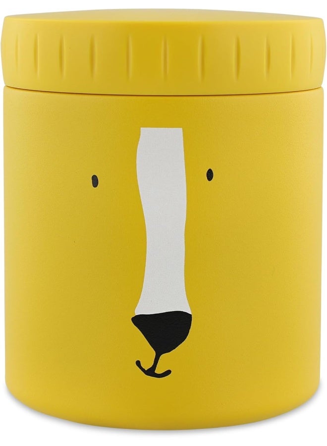 Trixie Insulated Food Jar - Mr. Lion | 350ml | Leak-Proof & Portable | Keeps Food Hot or Cold | Stainless Steel | Kids' Lunch Container - Image 1