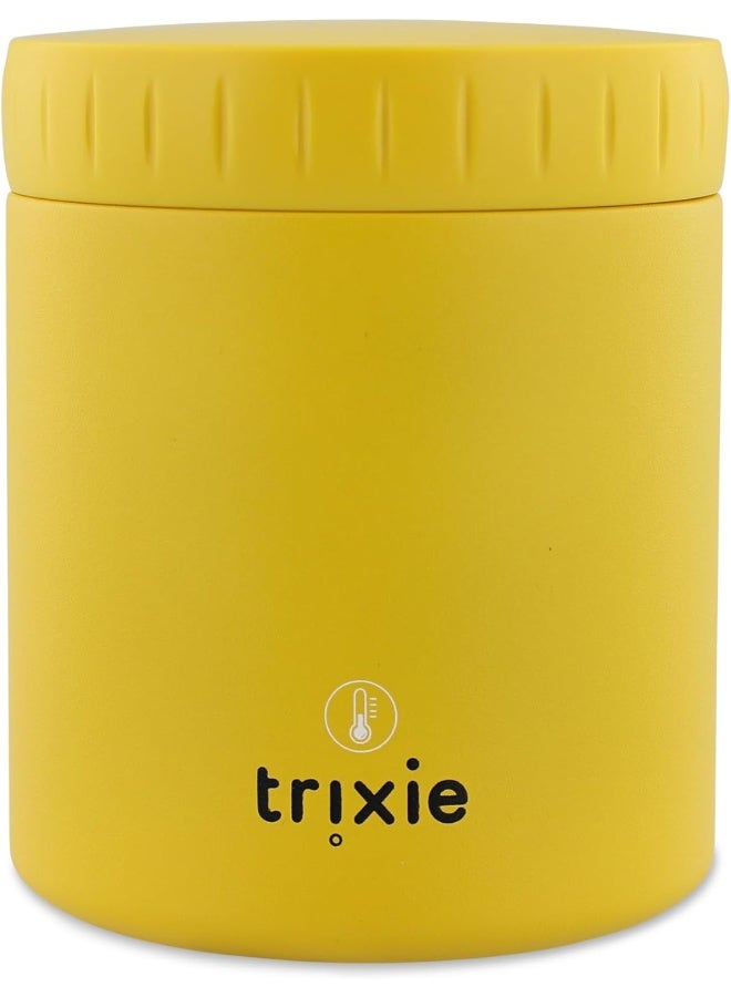 Trixie Insulated Food Jar - Mr. Lion | 350ml | Leak-Proof & Portable | Keeps Food Hot or Cold | Stainless Steel | Kids' Lunch Container - Image 2