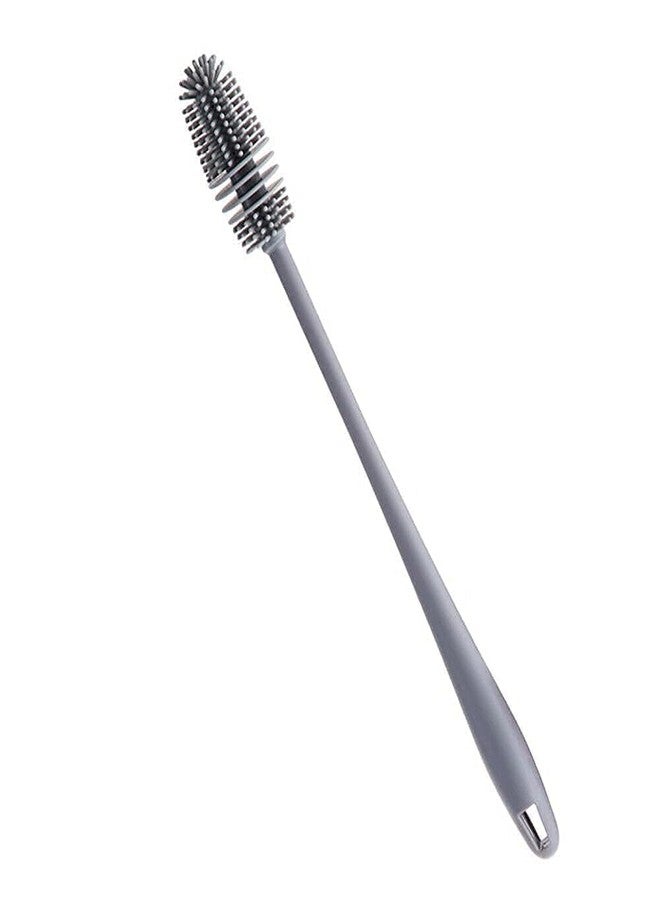 Magic Providers Bottle Brush Cleaning Brush Silicone Long Handle for Baby Bottle Brush, Water Bottle Brush, Narrow Neck, Vase & Glass/Glassware, Sports Bottle Cleaner for Home & Kitchen - Pack of 2 - Image 1