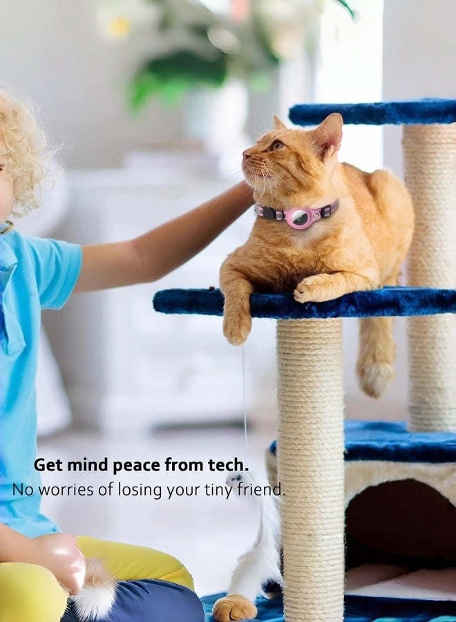 Reflective Cat Collar, Adjustable Kitten Collar for Indoor/Outdoor Cats, Breakaway Safety Collar with Breakaway Buckle and Bell, Perfect for Pet Tracking and Night Visibility - Image 4