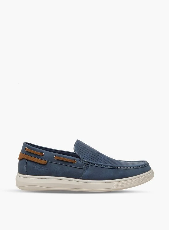 Lee Cooper NAVY Men Perforated Slip-On Loafers for Men | Best Price UAE