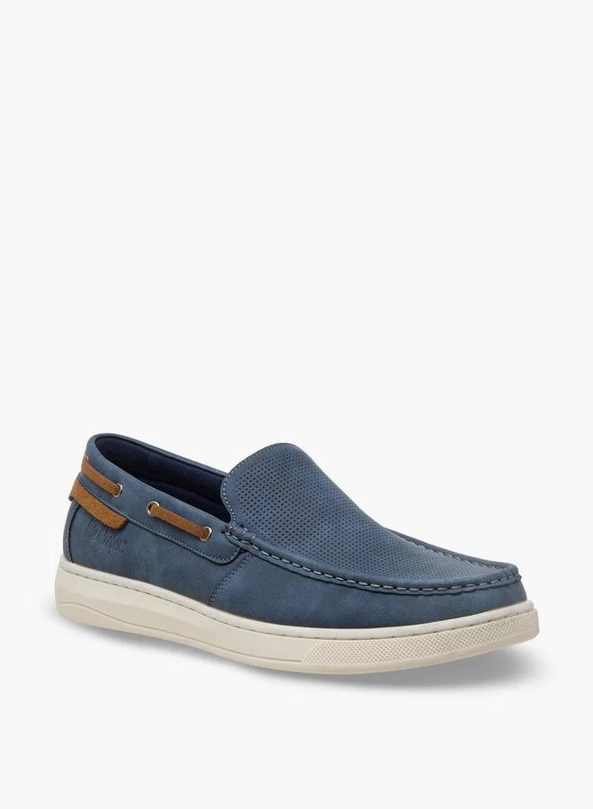 لي كوبر Men Perforated Slip-On Loafers