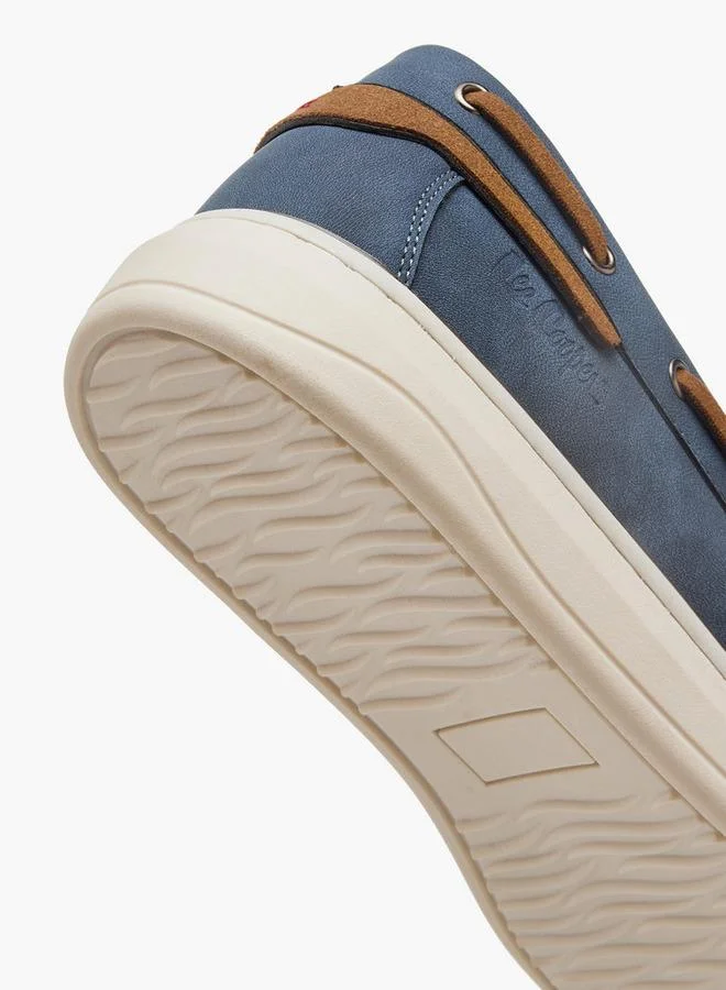 Lee Cooper NAVY Men Perforated Slip-On Loafers for Men | Best Price UAE