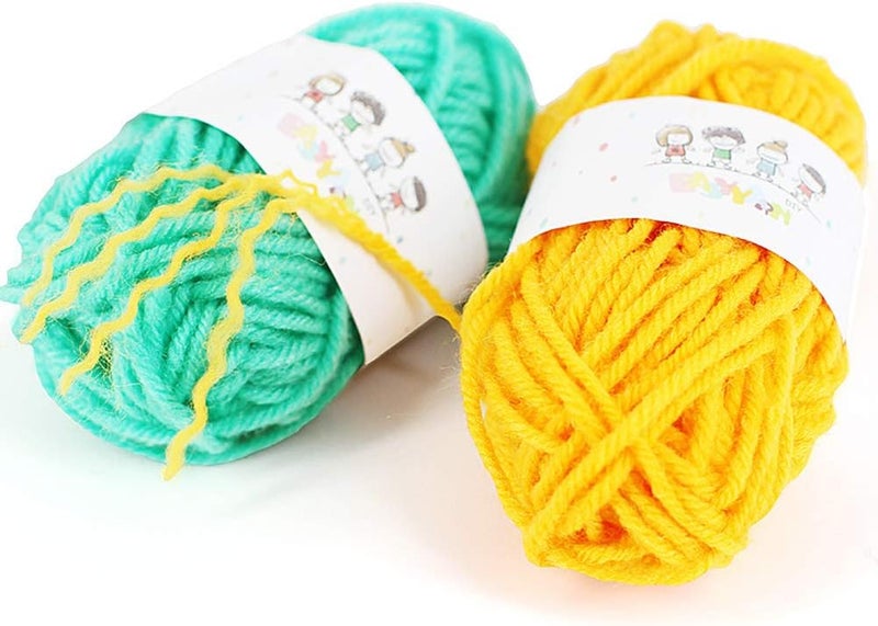 klarako 12pcs 2mm 4klarako strand Colorful Crochet Yarn Wool Portable 12 Colors Soft Handmade Knitting Wool Cord Perfect for Crafts, Knitting, Crocheting - Image 5