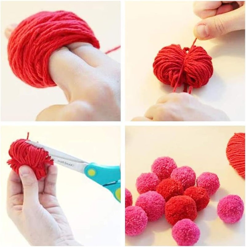 klarako 12pcs 2mm 4klarako strand Colorful Crochet Yarn Wool Portable 12 Colors Soft Handmade Knitting Wool Cord Perfect for Crafts, Knitting, Crocheting - Image 2