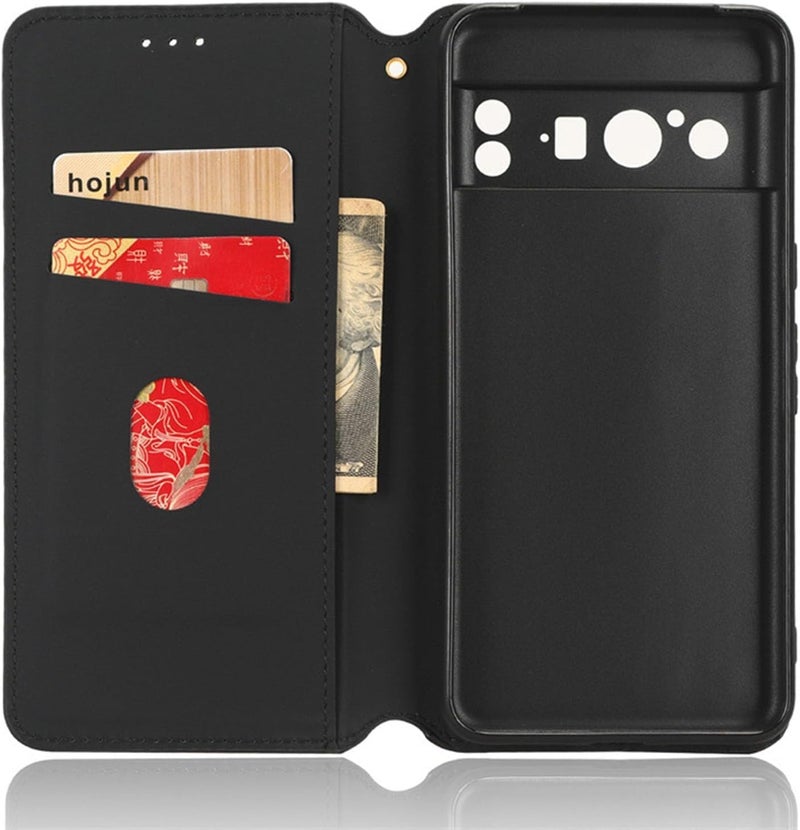 YUANSHXM-Wallet Case for Google Pixel 9/Pixel 9 Pro/Pixel 9 Pro XL,Magnetic Closure Leather Case Shockproof Card Slot Heavy-Duty Protector Phone Cover for Women Men (9,Brown) - Image 4