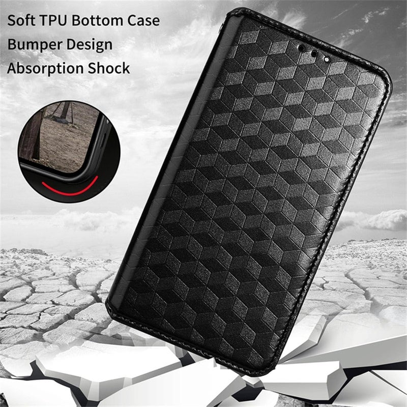 YUANSHXM-Wallet Case for Google Pixel 9/Pixel 9 Pro/Pixel 9 Pro XL,Magnetic Closure Leather Case Shockproof Card Slot Heavy-Duty Protector Phone Cover for Women Men (9,Brown) - Image 5
