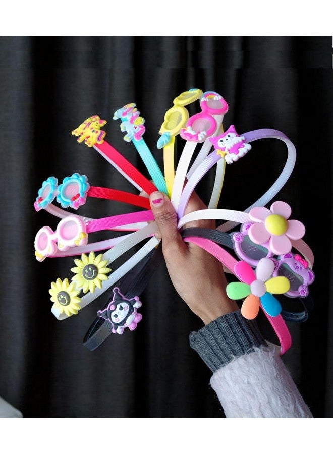 NEOBABY Cartoon Hairbands for Girls & Women - Cute and Funny Headbands for Kids, Toddlers & Babies | Fun Hair Accessories (Multiple Designs, Pack of 6 Pcs) - Image 1