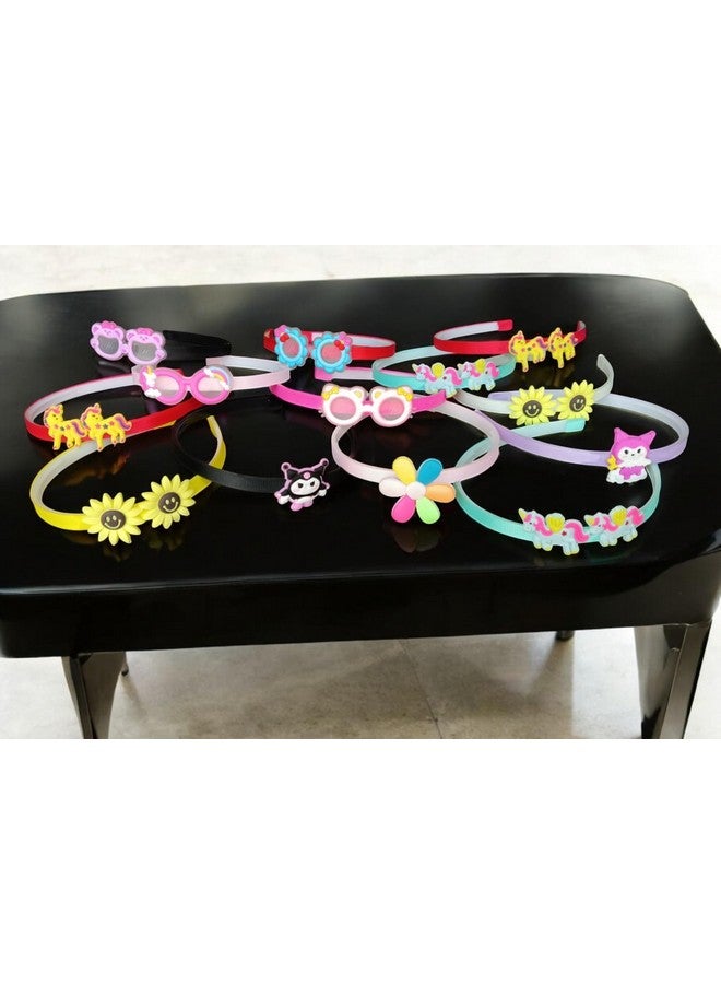 NEOBABY Cartoon Hairbands for Girls & Women - Cute and Funny Headbands for Kids, Toddlers & Babies | Fun Hair Accessories (Multiple Designs, Pack of 6 Pcs) - Image 2