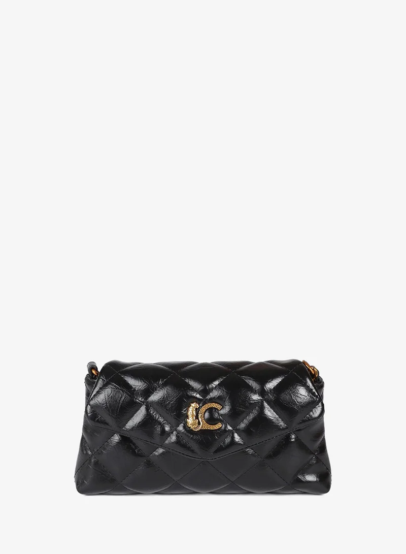لولا كساديمونت Mini Quilted Crossbody Bag with LC Leopard Logo
