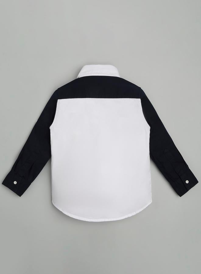Infinity Kids White Printed Long Sleeve Shirt - Image 5