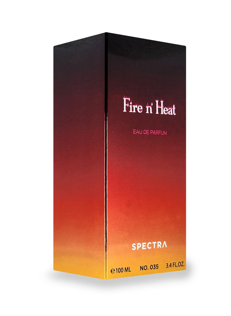 Spectra 035 Fire N’ Heat EDP For Men – 100ml  - Image 3