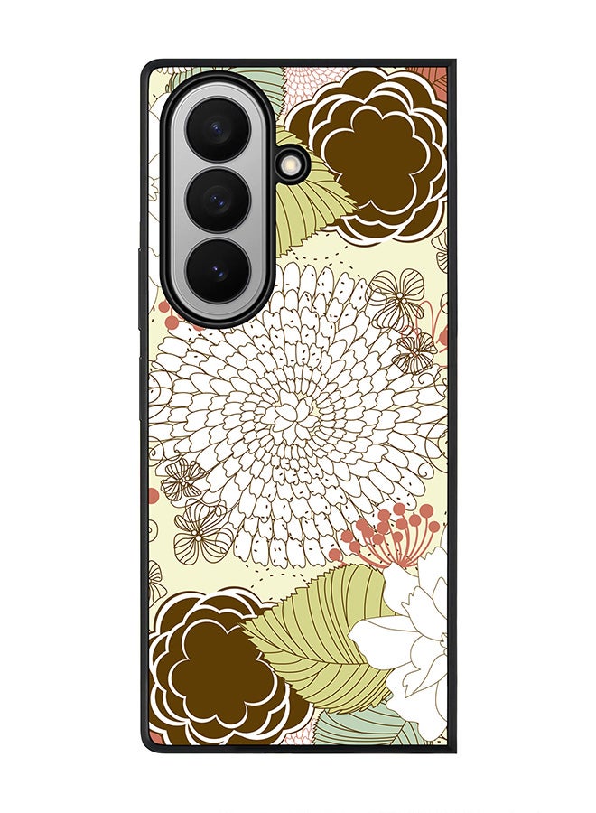 Stylizedd For Samsung Galaxy Z Fold7 Case,Slim fit Camera Protection, Shockproof Thin Phone cover  - Blooming Flower