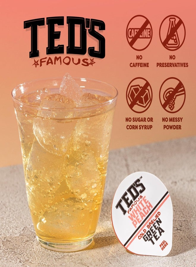 Java House Ted's Tea by Java House - Single Serve Liquid Concentrate Pods - Peel and Pour - White Peach Green Tea - Pack of 12 - Image 5