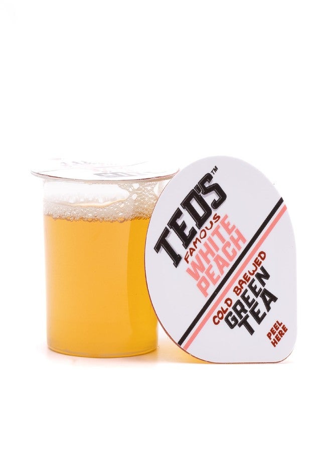 Java House Ted's Tea by Java House - Single Serve Liquid Concentrate Pods - Peel and Pour - White Peach Green Tea - Pack of 12 - Image 3