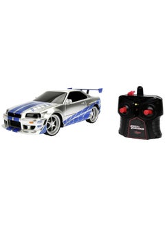 Jada Fast & Furious Brian's Nissan Skyline GT-R Remote Control Car (2.4 GHz, Blue/Silver) - pzsku/ZFE5039221A6FB9556215Z/45/_/1734938992/9c490fea-1d06-456f-a876-aab1496d46c6