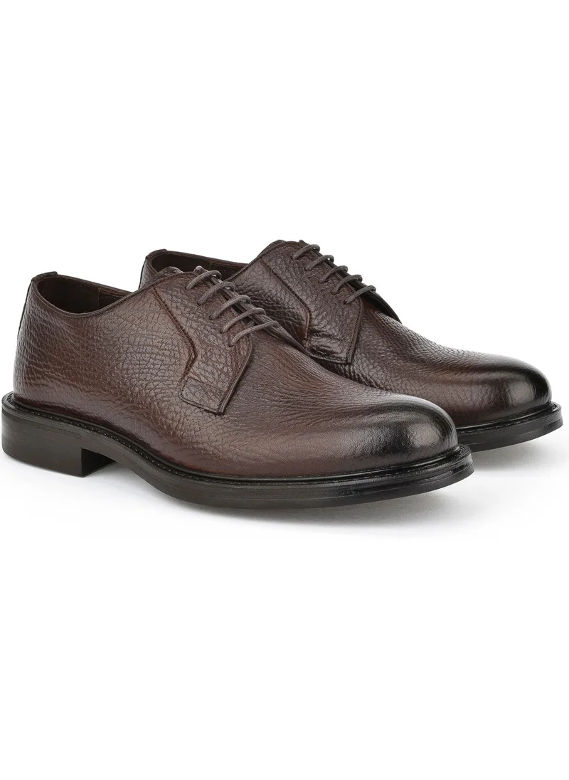 Ziya Men's Leather Shoes 143986Z4131 Brown