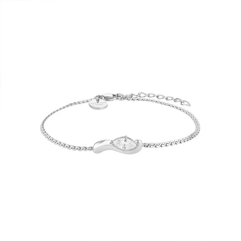 RoseField Rosefield Marquise Wave Soft Bracelet Silver - JBMWS-J1326