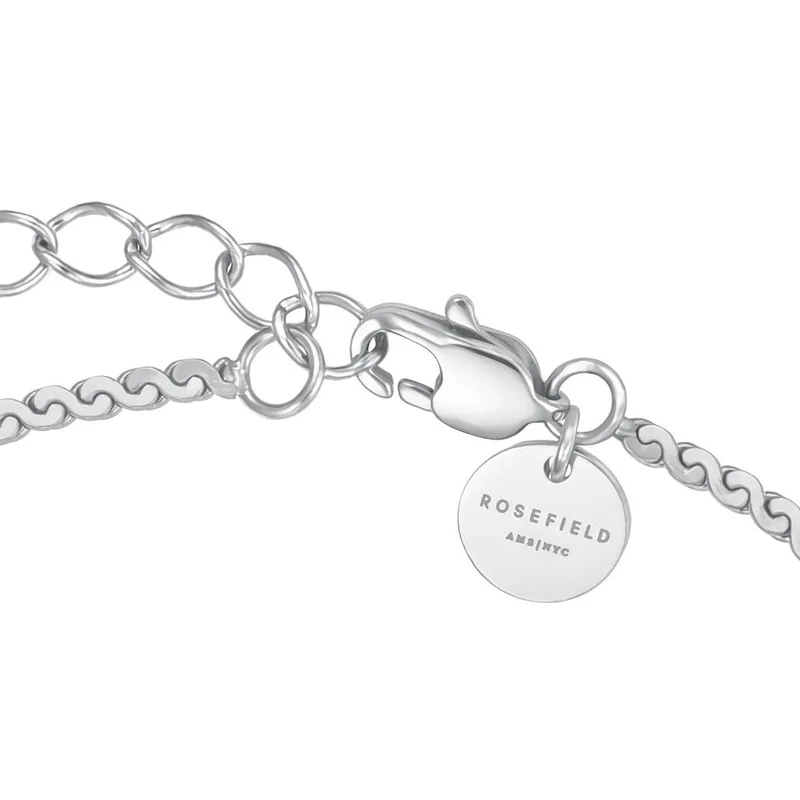 Rosefield  Rosefield Marquise Wave Soft Bracelet Silver - JBMWS-J1326 for Women | Best Price UAE
